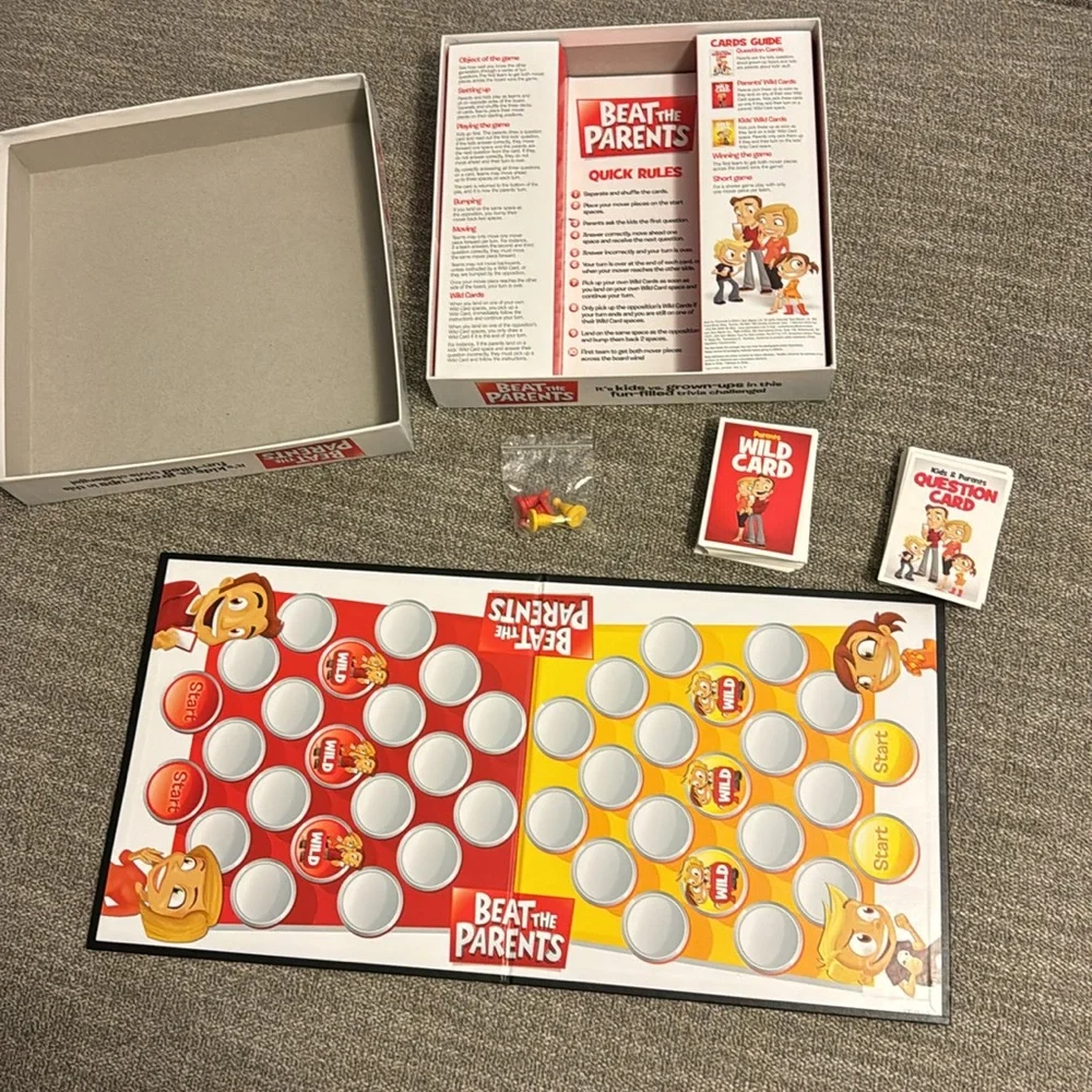 NEW “Beat The Parents” family game - ages 6+ for 2 or more players